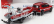 Mondomotors Jeep Renegade Fire Engine Con Carrello E Gommone 2017 - Trailer And Motorboat 1:43 Červená Bílá