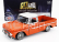 Motor-max Chevrolet Chevy C-10 Fleetside Pick-up Custom 1966 1:24 Oranžová S Bílou