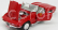 Motor-max Chevrolet Corvette Cabriolet 1967 1:24 Red