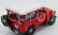 Motor-max Toyota Fj40 Land Cruiser Hard-top Closed 1980 1:24 Červená Bílá