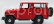 Motor-max Toyota Fj40 Land Cruiser Hard-top Closed 1980 1:24 Červená Bílá