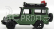 Motor-max Toyota Fj40 Land Cruiser Hard-top Closed Off Road Version 1980 1:24 Matná Zelená Černá