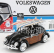 Motor-max Volkswagen Beetle With Surfboard 1968 1:24 Černé Dřevo