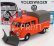 Motor-max Volkswagen T1 Pick-up Double Cabine Spazzaneve - Snowplow 1962 1:24 Orange