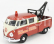 Motor-max Volkswagen T1 Type 2 Double Cabine Pick-up 1961 - Carro Attrezzi - Wrecker Road Service 1:24 Hnědá Béžová