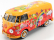 Motor-max Volkswagen T1 Type 2 Van Flower Prower 1962 1:24 Oranžová Červená