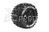 MT-PIONEER SPORT 1/8 1/2 offset 17mm hex Black Rims