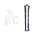Nanlite Barndoor with eggcrate for Pavotube II 15X