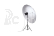 Nanlite Deštník Silver Shallow 180cm
