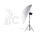 Nanlite Deštník Silver Shallow 180cm