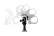 Nanlite T12 Tube Holder With Mini Ball Head