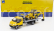 Newray Iveco fiat Daily Roll-off Pianale 2023 With Accessories + New Holland B110c Ruspa Gommata - Scraper Tractor 1:36 Žlutá Černá