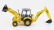 Newray Iveco fiat Daily Roll-off Pianale 2023 With New Holland B110c Ruspa Gommata - Scraper Tractor 1:36 Žlutá Černá