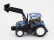 Newray Iveco fiat Daily Roll-off Pianale 2023 With New Holland T6.175 Tractor 1:36 Žlutá Modrá Černá