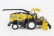 Newray Iveco fiat Stralis 540 Truck Pianale 2009 With New Holland Fr920 Mietitrebbia Gommata Harvester 1:43 Modrá Žlutá Černá