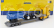 Newray Iveco fiat Stralis 540 Truck Pianale 2009 With New Holland T6.175 Tractor + Trailer 1:43 Žlutá Modrá Černá