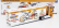 Newray Mercedes benz Actros 1857 Truck Team Honda Rc213v Repsol Bike Transporter N 93 World Champion Marc Marquez - N 26 Dani Pedrosa Season 2017 1:43 Oranžová Bílá