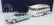 Norev Citroen Ds19 With Roulotte 1960 1:18 Modrá Bílá
