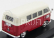 Norev Volkswagen T1 Minibus Autoverhuur Rotterdam 1958 1:43 Červená Bílá