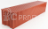 Nzg Accessories International Sea-container 40 For Trailer 1:18 Brown