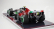Nzg Alfa romeo F1  C43 Team Stake N 24 Belgium Gp 2023 Zhou Guanyu - Con Vetrina - With Showcase 1:18 Černá Červená