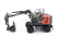 Nzg Kaelble 155w Atlas Escavatore Gommato - Excavator 1:50 Šedo Oranžová