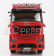 Nzg Mercedes benz Actros 2 1863 Gigaspace 4x2 Mirrorcam Tractor Truck 2-assi 2018 1:18 Red