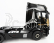 Nzg Mercedes benz Actros 2 1863 Gigaspace 4x2 Mirrorcam Tractor Truck Logo Mercedes 2-assi 2018 1:18 Black