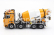 Nzg Mercedes benz Arocs 3243 Truck Beta Betoniera Tanker Cement Mixer Truck 4-assi 2018 1:50 Žlutá Bílá