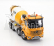 Nzg Mercedes benz Arocs 3243 Truck Beta Betoniera Tanker Cement Mixer Truck 4-assi 2018 1:50 Žlutá Bílá