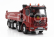 Nzg Mercedes benz Arocs 4151 8x4 Meiller Kipper Cassone Ribaltabile 4-assi 2019 1:50 Red Met