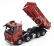 Nzg Mercedes benz Arocs 4151 8x4 Meiller Kipper Cassone Ribaltabile 4-assi 2019 1:50 Red Met