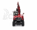 Nzg Yanmar B110w Escavatore Gommato - Tractor Excavator 1:50 Červená Černá