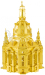 Ocelová stavebnice Dresden Frauenkirche 