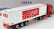 Odeon Renault Magnum Ae420ti Semi-frigo Dentressangle Transports 1992 1:43 Červená Bílá
