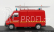 Odeon Renault Master T30 Van Vtu Villiers Sapeurs Pompiers 1981 1:43 Red