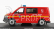 Odeon Volkswagen T6 Minibus Sapeurs Pompiers Sdis 06 Secours Medical 2015 1:43 Červená Bílá