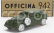 Officina-942 Alfa romeo 6c 2500 Cm Torpedo Cabriolet Closed 1942 1:76 Vojenská Zelená