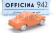 Officina-942 Alfa romeo Giulietta 1955 1:76 Orange