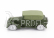 Officina-942 Fiat 1100 Militare Cabriolet Closed 1939 1:76 Vojenská Zelená