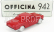 Officina-942 Fiat 1100 Tv Coupe Pininfarina 1955 1:76 Red Met