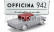 Officina-942 Fiat 1200 Coupe Carrozzeria Ghia 1958 1:76 Šedá Červená