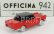 Officina-942 Fiat 1200 Coupe Carrozzeria Scionieri 1958 1:76 Červená Černá