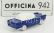 Officina-942 Fiat 1200 Coupe Carrozzeria Scionieri 1958 1:76 Modrá Bílá