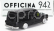Officina-942 Fiat 1400 Van Carrozzeria Riva Hearse - Carro Funebre - Funeral Car 1950 1:76 Black