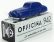 Officina-942 Fiat 1500 Ghia Coupe Gran Sport 1947 1:76 Blue