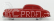 Officina-942 Fiat 1500 Ghia Coupe Gran Sport 1947 1:76 Red
