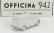 Officina-942 Fiat 500 Utility Francis Lombardi 1959 1:76 Světle Šedá