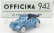 Officina-942 Fiat 500a Cabriolet Carrozzeria Montescani 1939 1:76 Světle Modrá