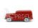 Officina-942 Fiat 500c Van Furgoncino 1949 1:76 Red